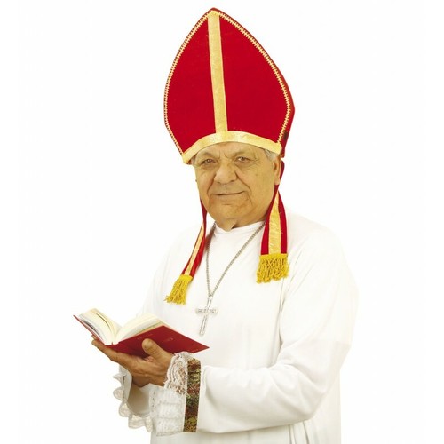 Cappello mitria velluto - mitria, in