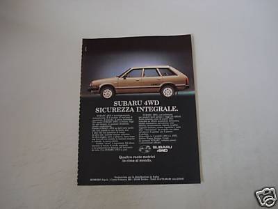Advertising pubblicità 1983 - advertising,