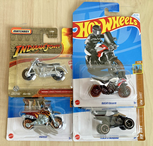 Hot wheels matchbox moto - matchbox, x4