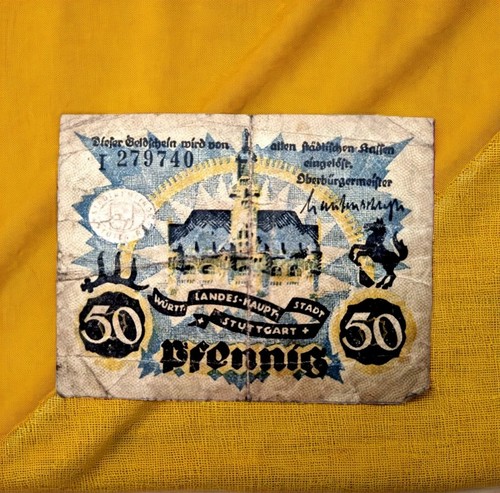 Banconota cinquanta pfennig - banconota, 10