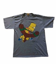 Rare 1999 20th Century Fox Matt Groening Bart Simpson Slingshot T-Shirt Size L