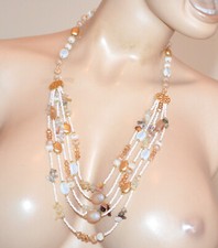 Collana lunga donna fili