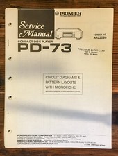 Pioneer PD-73 CD Player