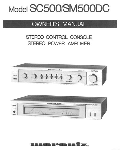 Marantz sm500dc amplificatore - marantz,