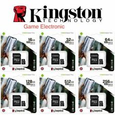MICRO SD SDCS/2 32 64 128 GB 100MB/S KINGSTON SCHEDA MEMORIA CARD CLASSE 10