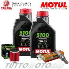 TAGLIANDO YAMAHA YZF-R 125 2008 OLIO MOTUL 5100 FILTRO CANDELA R125