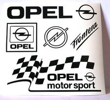 Kit 5 adesivi OPEL decal