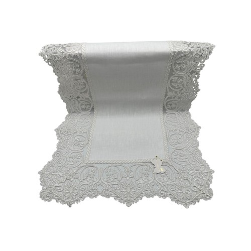 Fiori lena runner in lino - lena,