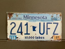 Targa metallica auto americana