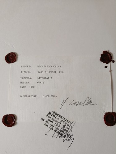 Michele cascella vaso - michele, “vaso