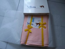 tessuto tela puro lino Bellora rosa vintage in scatola