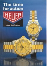 Orologio Tag Heuer RISTAMPA vintage classico annuncio 11x15 poster arte da parete lusso