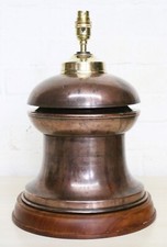 Lampada da tavolo antica rame