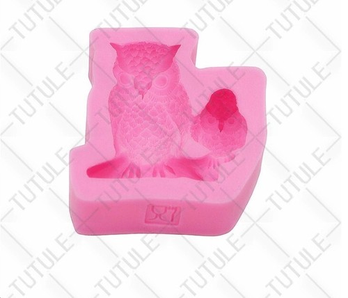 Stampo silicone gufo - silicone, con