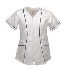 Camice estetista centro estetico massaggiatrice corto avvitato benessere lavoro