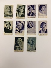 Figurina Attori Attrici 1920/1925 buono stato Davies, Chevalier ecc come da foto