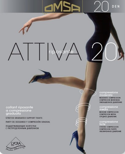 Collant omsa attiva den - collant,