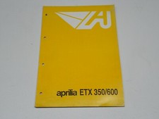 CATALOGO PARTI DI RICAMBIO MOTO APRILIA ETX 350/600