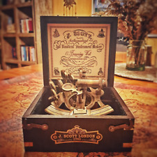 Bussola sestante in ottone con