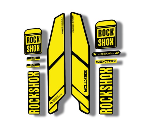 Adesivo rock shox - rock, 2015