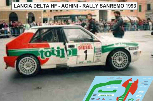 Lancia delta evo rally - 1/43,
