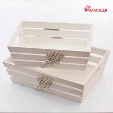 VASSOIO Legno sbiancato decoro