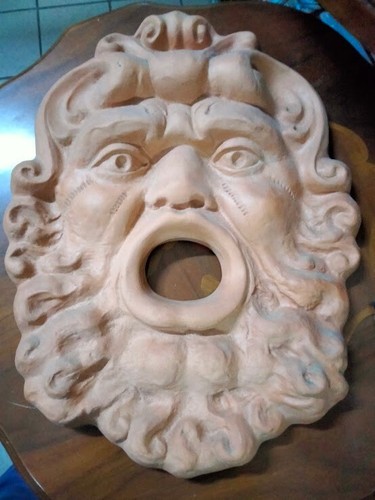 Mascherone fontana nettuno - mascherone,