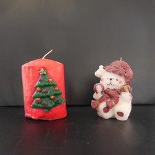 2 Candele Natalizia Abeti