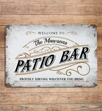 Personalised Garden Patio Bar