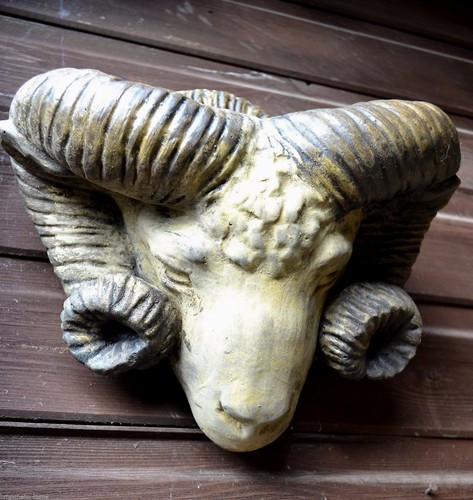 Rams head planter - , decorative