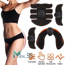 EMS Allenatore Tonificazione Muscolare Addominale ABS Stimolatore Toner Fitness Esercitatore Cintura