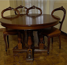 tavolo rotondo legno