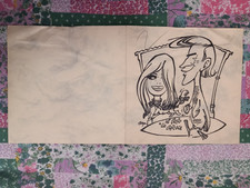 Autografo di Walter chiari e Alida Chelli natale 1969 vedi foto