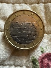 1 Euro - 2000 FINLANDIA Due Cigni Volanti - 1€ Moneta Finland Rara