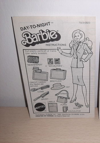 Libretto istruzioni barbie - libretto,