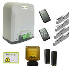 Kit apri cancello scorrevole INDEM VIVO 424 400kg 4 metri cremagliera acciaio