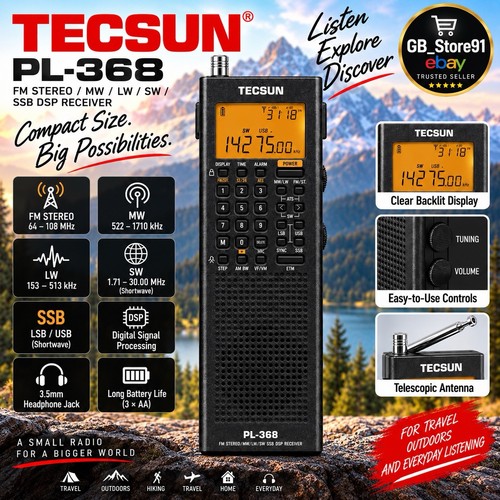 Tecsun pl368 radio dsp - tecsun,