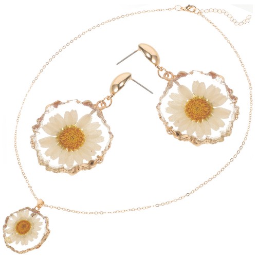 Collana con ciondolo - con, fiore