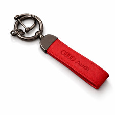 Nuovo Portachiavi Pelle rosso