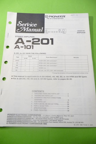 Manuale servizio per - manuale, di