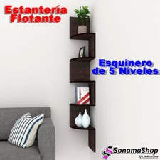  🏠 Estantería Esquinero Flotante de 5 Livelli Elegante, Firme y Completo 🏠