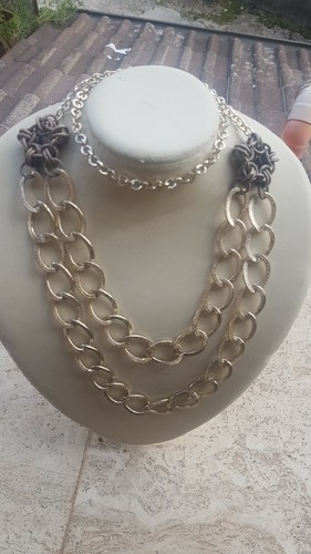 Collana lunga alluminio - lunga, in