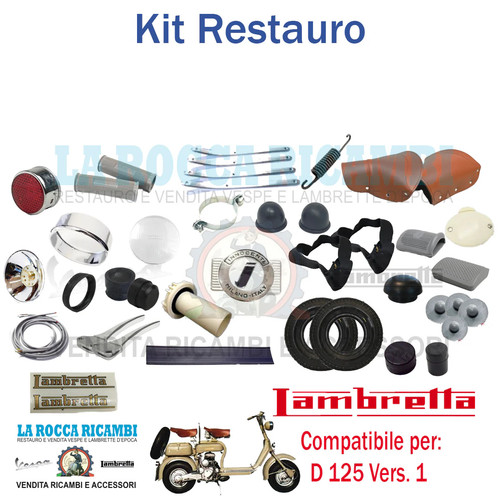 Kit restauro lambretta 125 - kit,
