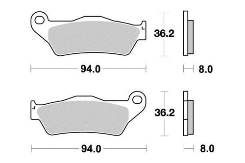 Pastiglie freno sinter grip - freno,
