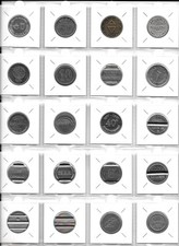 Lotto 20 Gettoni Italiani