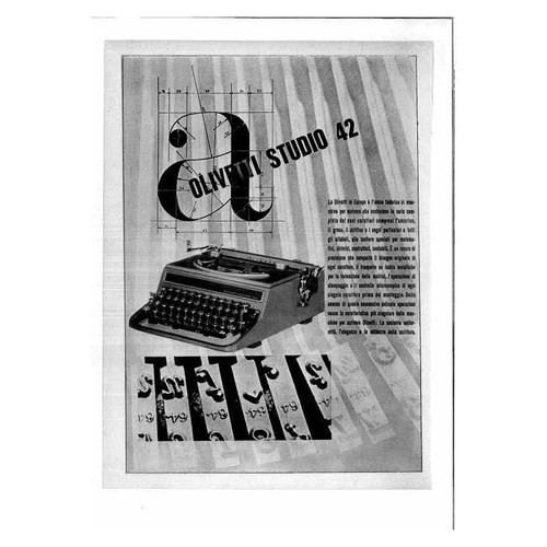 Olivetti studio compreso - olivetti, 42
