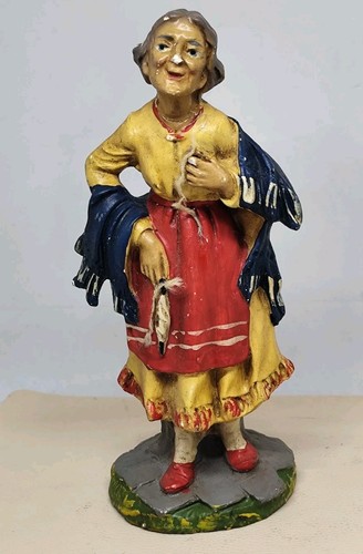 Filatrice presepe vintage - -,