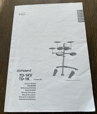 Roland 1kv 1k manuale - roland, td-1kv