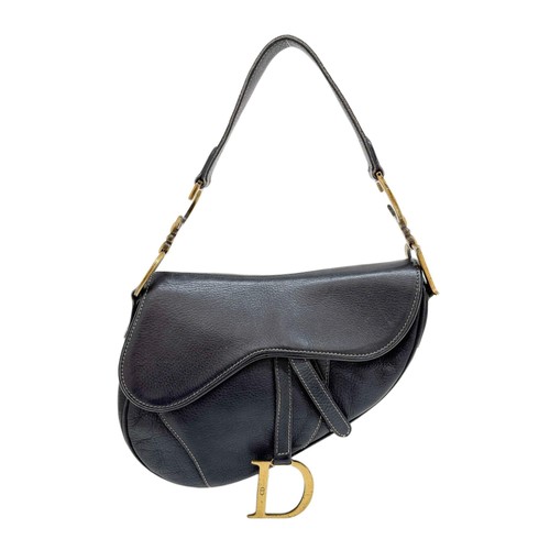 Dior saddle black - black, leather