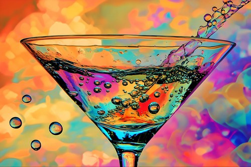 Opere arte bar colorate pop - d'arte,